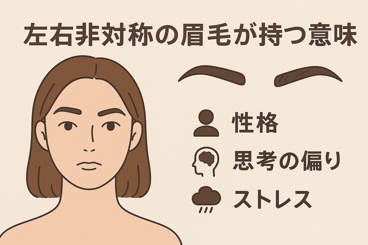 眉毛 左右差