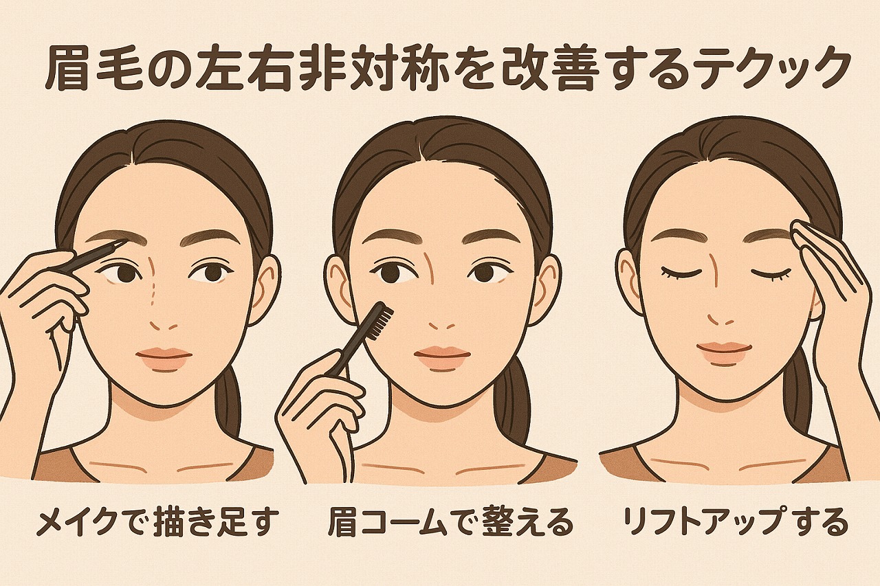 眉毛 左右差