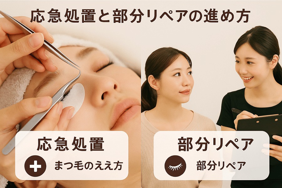 マツエク 片目 だけ 取れる