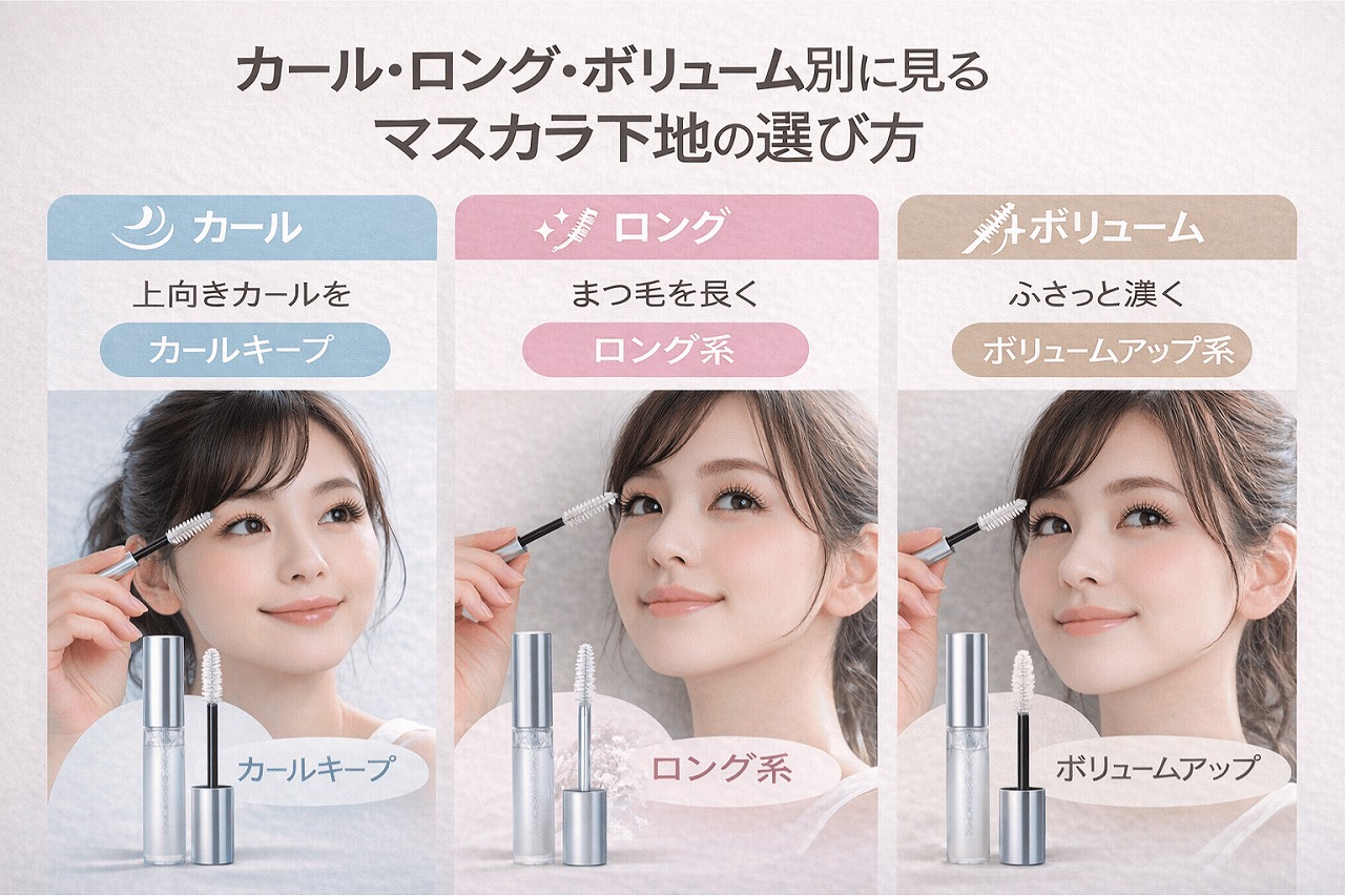マスカラ 下地