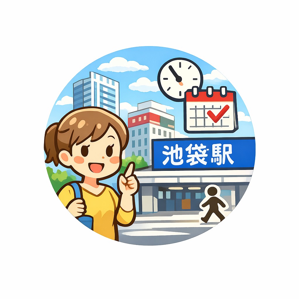 池袋駅近の通いやすさイメージ