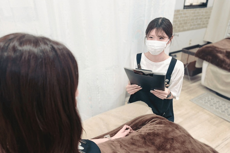 自然カールや立ち上げ感を相談できるまつ毛パーマデザイン案内