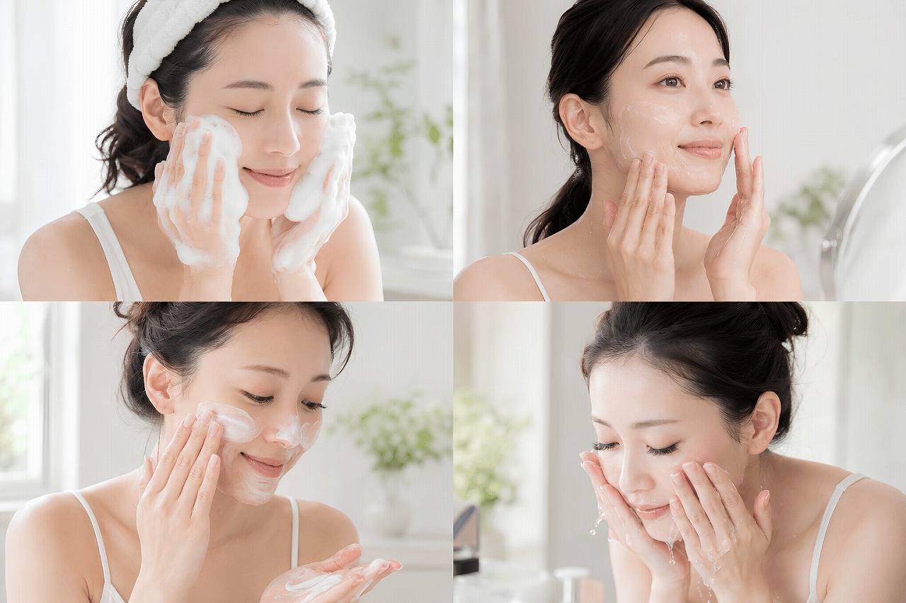 クレンジングオイルとバームを使用条件で比較するイメージ