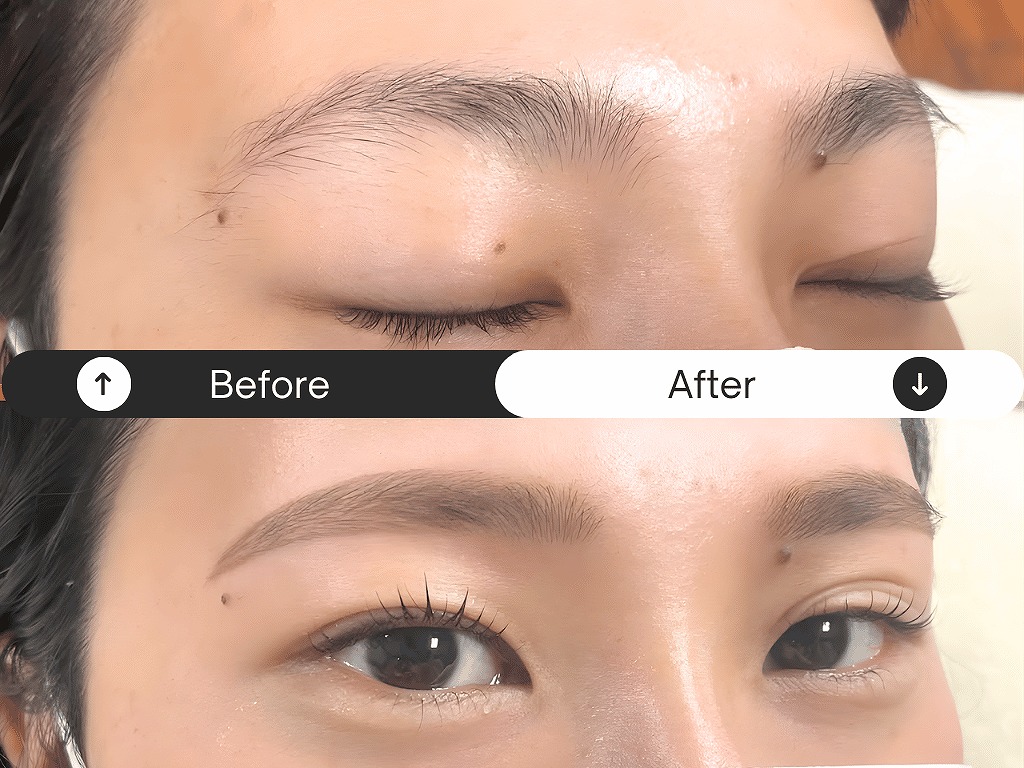 大山で眉WAXとまつ毛パーマを同時に｜眉毛・目元相談｜サインポスト大山店